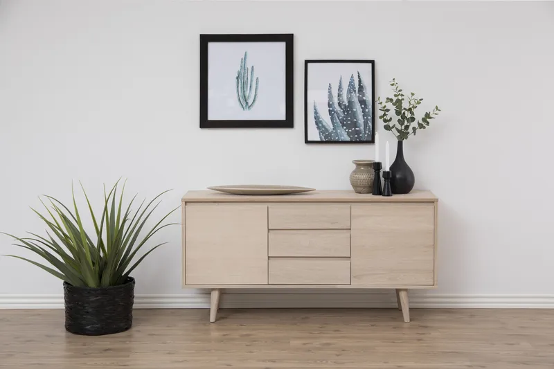 Bellor Skänk 150 cm - Vitpigmenterad - Förvaring - Förvaringsmöbler - Skänkar & sideboards