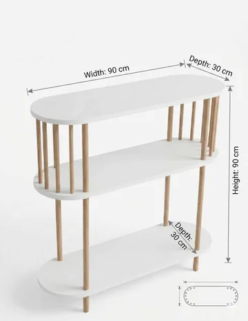 Belvo Sideboard 90x90x30 cm - Vit - Förvaring - Förvaringsmöbler - Skänkar & sideboards