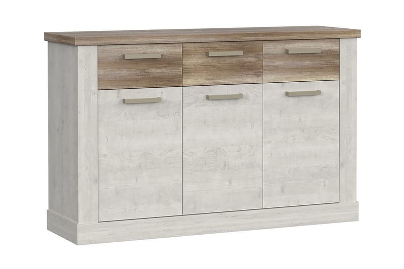 BESCH Skänk 41x141 cm Brun/Vit - Förvaring - Förvaringsmöbler - Skänkar & sideboards