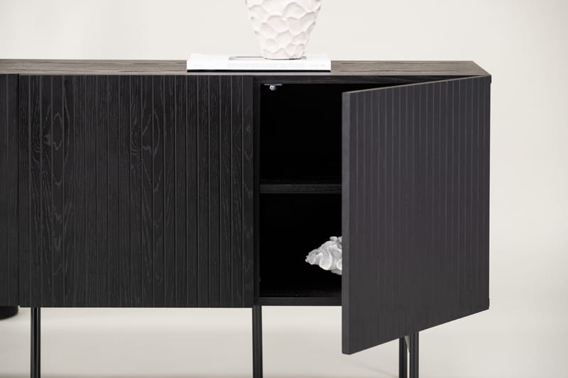 Björkön Skänk 150x41,8 cm Svart - Skänkar & sideboards