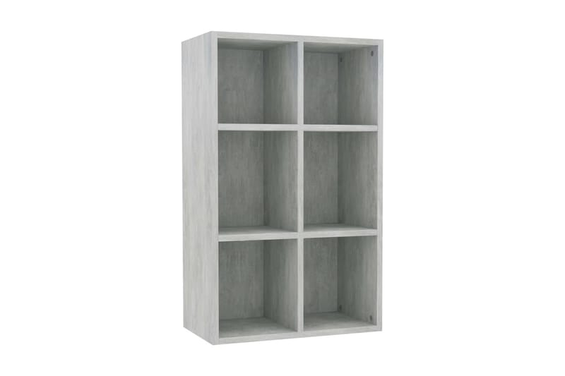 Bokhylla/skänk betonggrå 66x30x97,8 cm spånskiva - Grå - Skänkar & sideboards