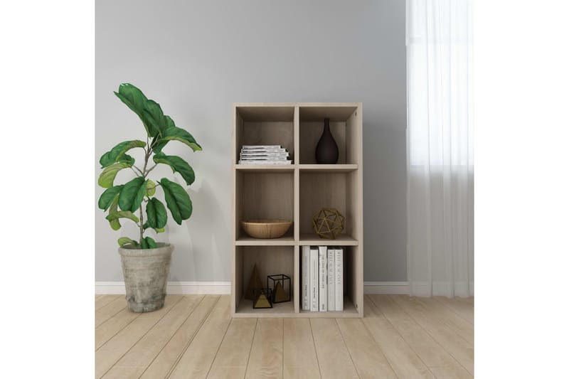 Bokhylla/skänk sonoma-ek 66x30x97,8 cm spånskiva - Brun - Skänkar & sideboards