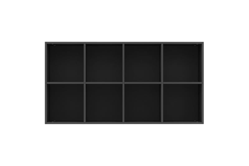 Bokhylla/skänk svart 66x30x130 cm spånskiva - Svart - Skänkar & sideboards