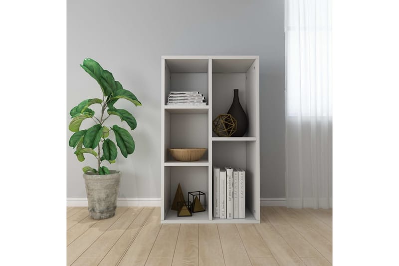 Bokhylla/skänk vit 50x25x80 cm spånskiva - Vit - Förvaring - Förvaringsmöbler - Skänkar & sideboards