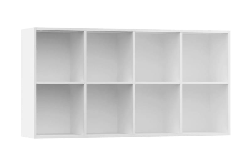 Bokhylla/skänk vit 66x30x130 cm spånskiva - Vit - Förvaring - Förvaringsmöbler - Skänkar & sideboards