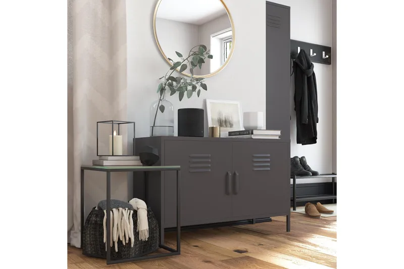 Bradford Skänk 100x40 cm Grå - Dorel Home - Förvaring - Förvaringsmöbler - Skänkar & sideboards