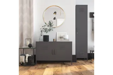 Bradford Skänk 100x40 cm Grå - Dorel Home - Förvaring - Förvaringsmöbler - Skänkar & sideboards