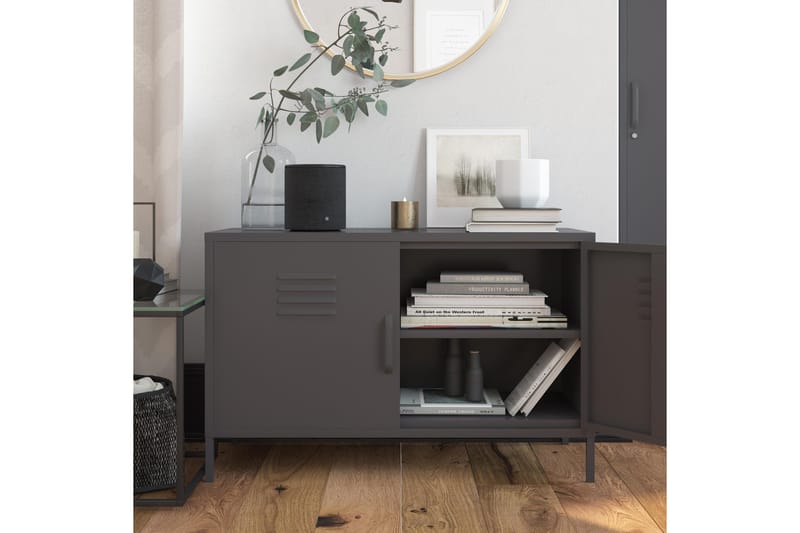 Bradford Skänk 100x40 cm Grå - Dorel Home - Förvaring - Förvaringsmöbler - Skänkar & sideboards