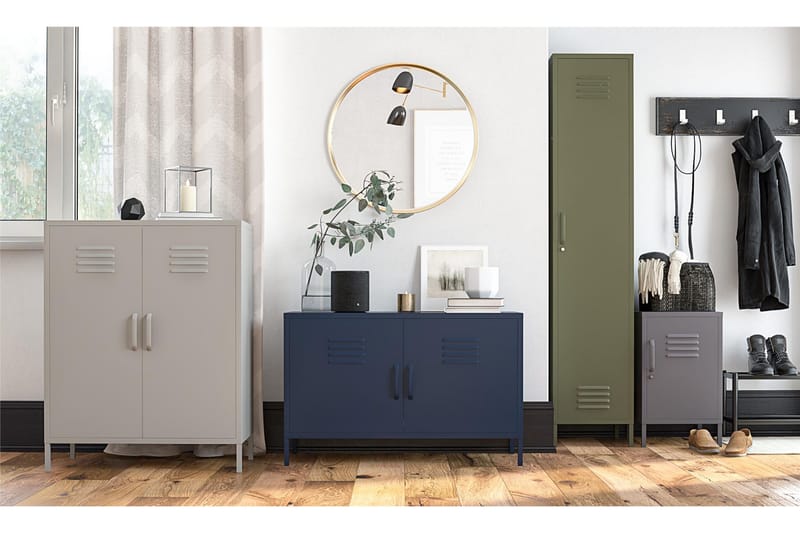 Bradford Skänk 100x40 cm Grå - Dorel Home - Förvaring - Förvaringsmöbler - Skänkar & sideboards