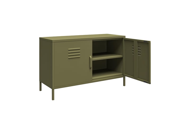 Bradford Skänk 100x40 cm Grön - Dorel Home - Förvaring - Förvaringsmöbler - Skänkar & sideboards