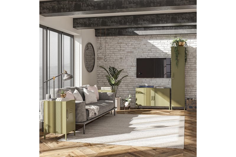 Bradford  Skänk 100x40 cm Grön - Förvaring - Förvaringsmöbler - Skänkar & sideboards
