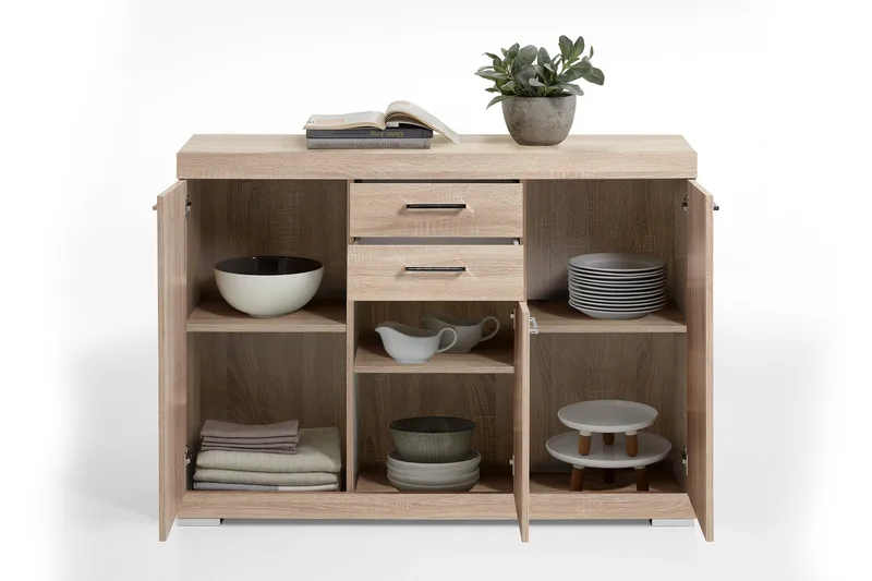 Bristol Skänk 130 cm - Ljus Ek - Förvaring - Förvaringsmöbler - Skänkar & sideboards