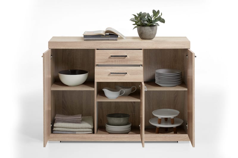 Bristol Skänk 130 cm - Ljus Ek - Förvaring - Förvaringsmöbler - Skänkar & sideboards