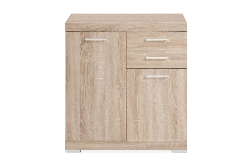 Bristol Skänk 80 cm 2 Luckor 2 Lådor - Ljus Ek - Förvaring - Förvaringsmöbler - Skänkar & sideboards