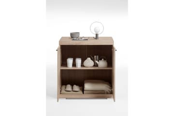 Bristol Skänk 80x90x50 cm 2 Luckor - Ljus Ek - Förvaring - Förvaringsmöbler - Skänkar & sideboards