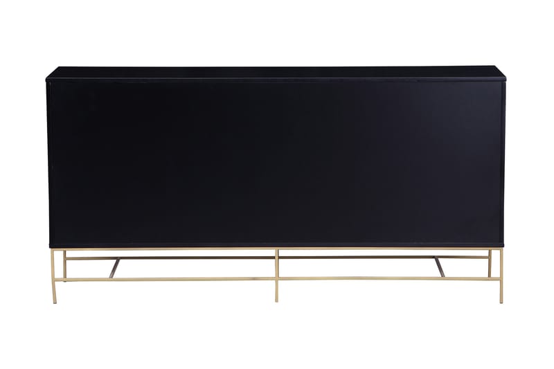 BRITANIE Skänk 160 cm Svart/Beige - Brun - Förvaring - Förvaringsmöbler - Skänkar & sideboards