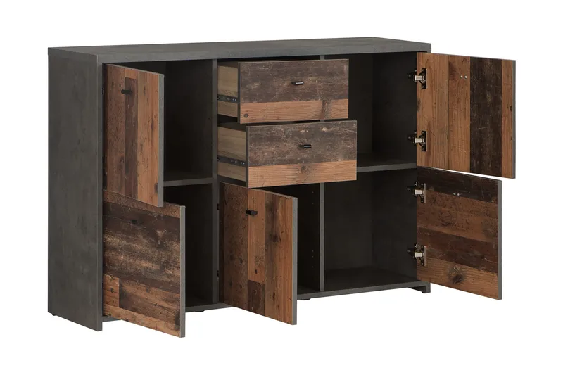 Broxton Sidobord 114 cm - Grå/Brun - Möbler - Vardagsrum - Soffbord & vardagsrumsbord - Sidobord & lampbord