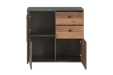 Broxton Sidobord 77 cm - Grå/Brun - Förvaring - Förvaringsmöbler - Skänkar & sideboards