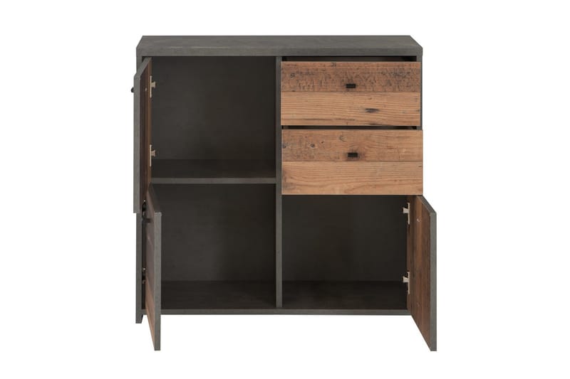 Broxton Sidobord 77 cm - Grå/Brun - Förvaring - Förvaringsmöbler - Skänkar & sideboards