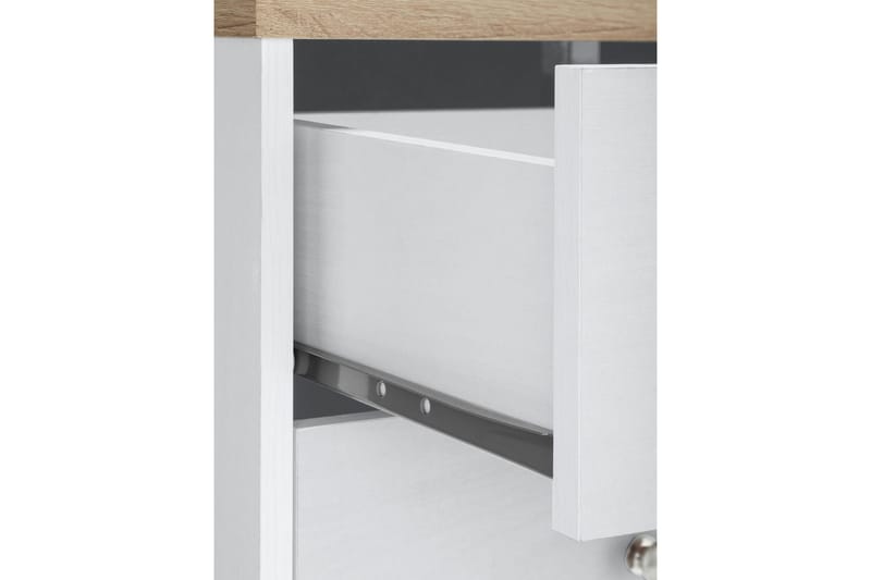 Bryanne Skänk 120 cm - Vit/Brun - Förvaring - Förvaringsmöbler - Skänkar & sideboards