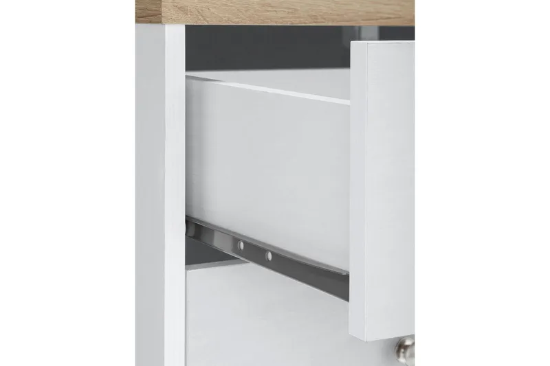 Bryanne Skänk 120 cm - Vit/Brun - Förvaring - Förvaringsmöbler - Skänkar & sideboards