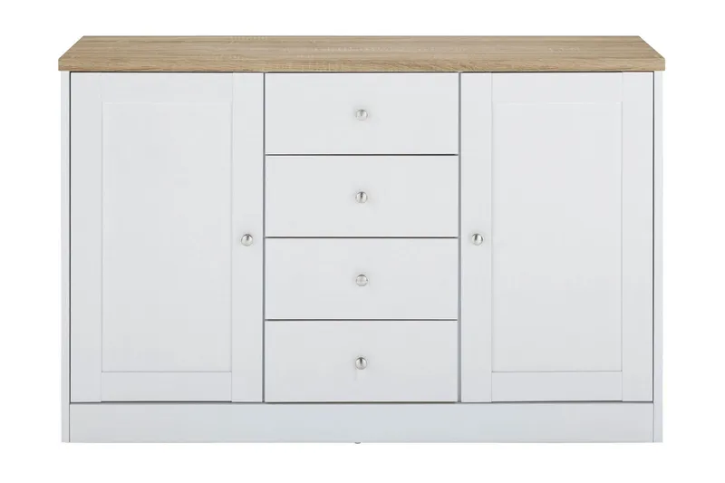 Bryanne Skänk 120 cm - Vit/Brun - Förvaring - Förvaringsmöbler - Skänkar & sideboards