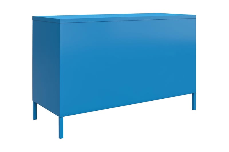 Cache Skänk 100x40 cm 2 Dörrar Blå - Novogratz - Förvaring - Förvaringsmöbler - Skänkar & sideboards