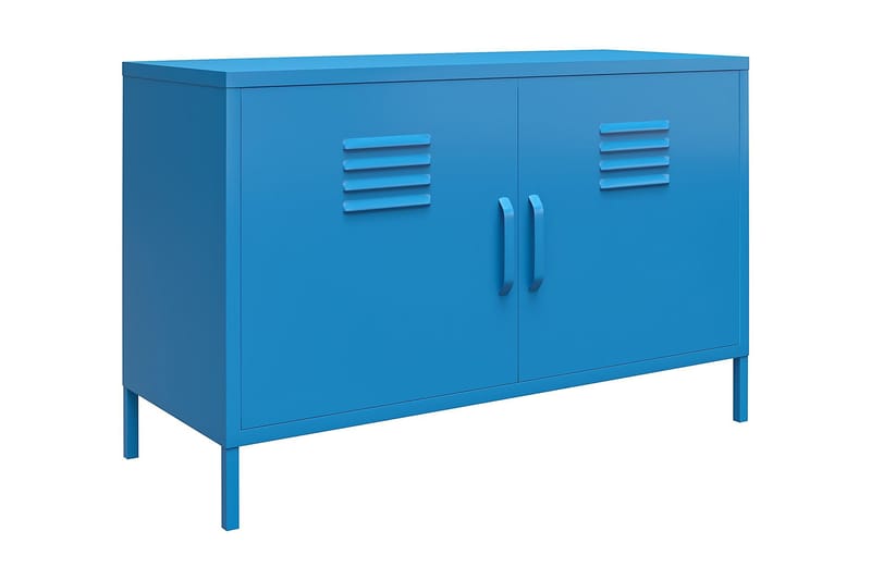 Cache Skänk 100x40 cm 2 Dörrar Blå - Novogratz - Förvaring - Förvaringsmöbler - Skänkar & sideboards