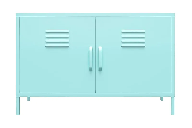 Cache Skänk 100x40 cm 2 Dörrar Mint - Novogratz - Förvaring - Förvaringsmöbler - Skänkar & sideboards