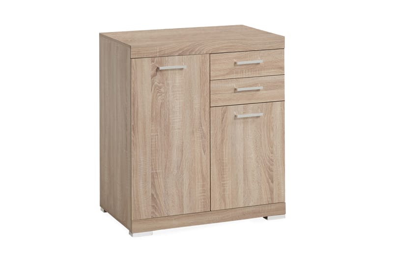 CAJA Skänk 80 2 Luckor 2 Lådor Ljus Ek - Skänkar & sideboards