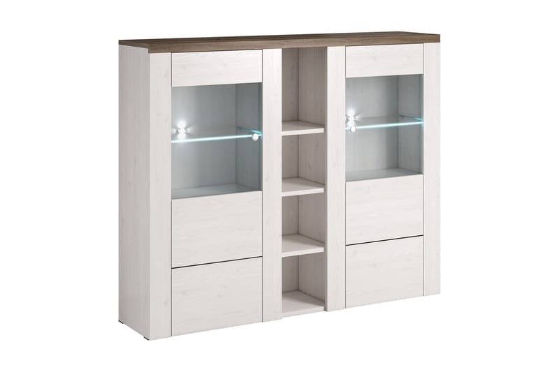 Cicely Sideboard 155 cm i Målat Trä, Vit
