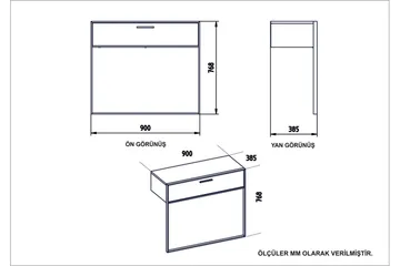 Cofield Sideboard 90 cm - Guld|Svart - Förvaring - Förvaringsmöbler - Skänkar & sideboards