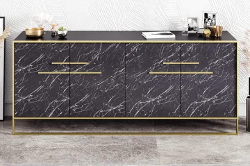 Cofield Sidobord 180 cm - Guld|Svart - Förvaring - Förvaringsmöbler - Skänkar & sideboards