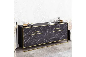 Cofield Sidobord 180 cm - Guld|Svart - Förvaring - Förvaringsmöbler - Skänkar & sideboards