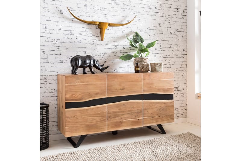 COSCIA Sideboard 148x43 cm Brun - Förvaring - Förvaringsmöbler - Skänkar & sideboards