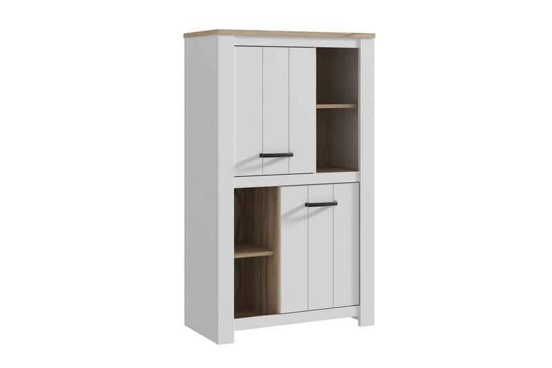Crumpton Skänk 87 cm - Vit/Brun - Förvaring - Förvaringsmöbler - Skänkar & sideboards
