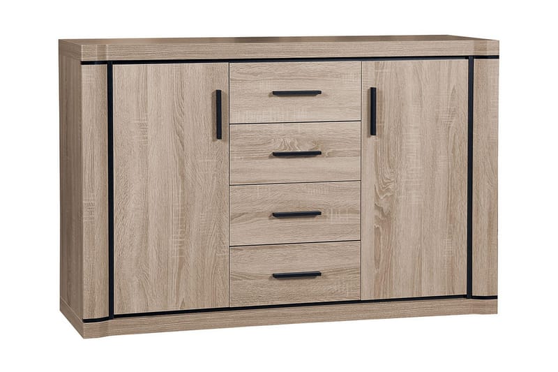 DALLAS Skänk 137x43,5x91 cm - Beige/Grå - Skänkar & sideboards