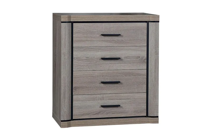 Dallas Skänk 80,5x43,5x91 cm LED-belysning - Ek - Förvaring - Förvaringsmöbler - Skänkar & sideboards