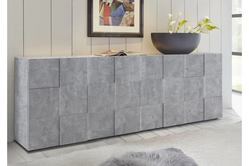 Dama Sideboard 241x42 cm, Grå