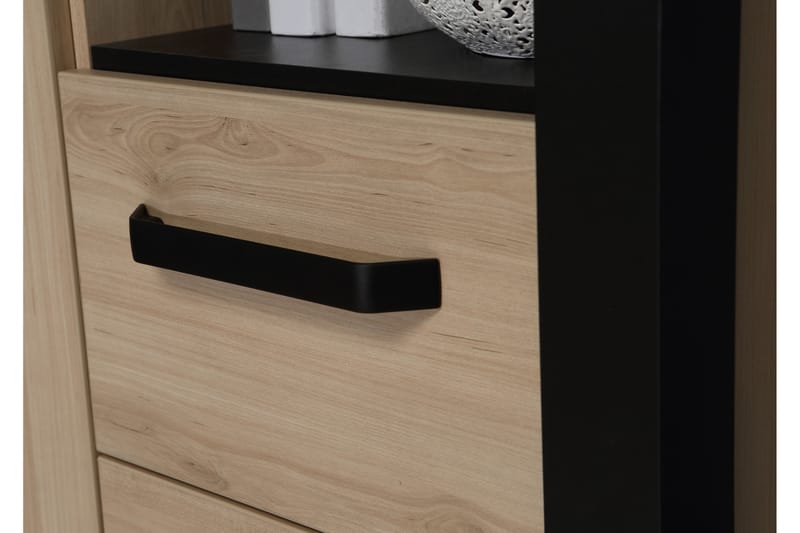 DAUBY Garderob 62x121 cm Brun/Svart - Förvaring - Förvaringsmöbler - Skänkar & sideboards