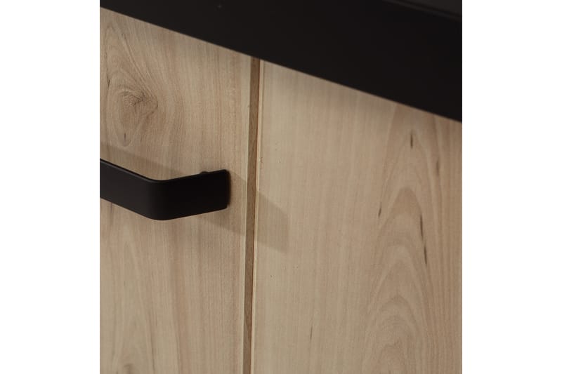 DAUBY Garderob 62x121 cm Brun/Svart - Förvaring - Förvaringsmöbler - Skänkar & sideboards