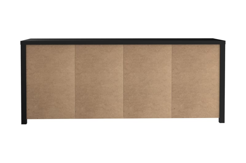 DAUBY Garderob 62x221 cm Brun/Svart - Förvaring - Förvaringsmöbler - Skänkar & sideboards