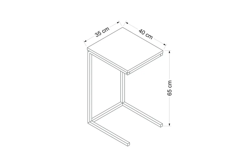 Davin Skänk 35 cm - Valnöt - Förvaring - Förvaringsmöbler - Skänkar & sideboards