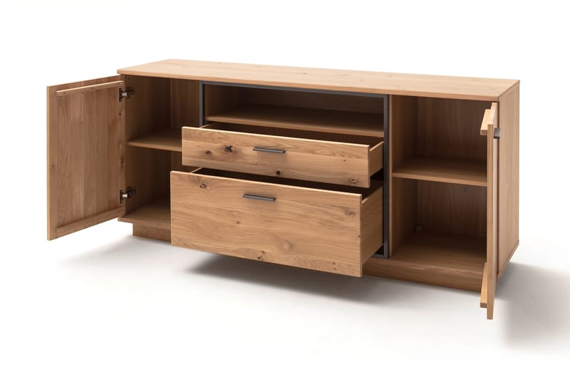 DEKANYE Sidobord 180 cm Ek|Antracit - Skänkar & sideboards