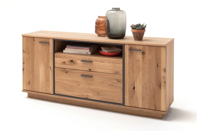 DEKANYE Sidobord 180 cm Ek|Antracit - Skänkar & sideboards