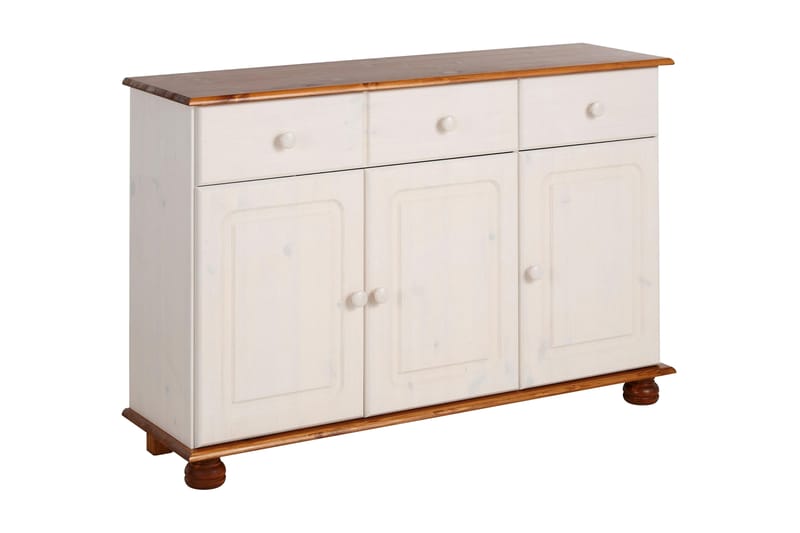 DENIECE Skänk 118 Vit/Brun - Skänkar & sideboards