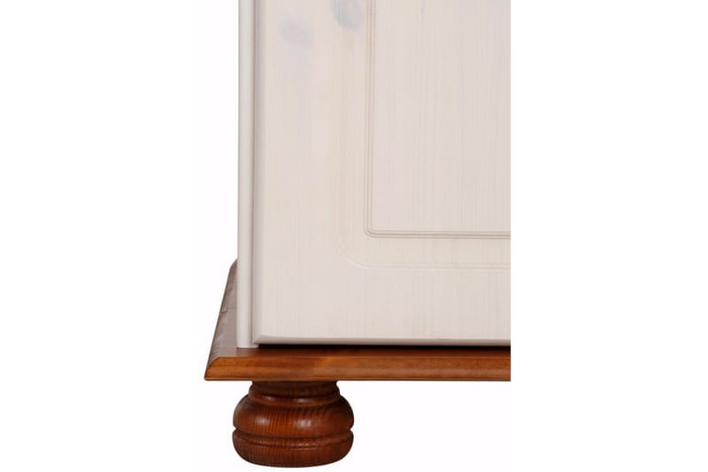 DENIECE Skänk 118 Vit/Brun - Förvaring - Förvaringsmöbler - Skänkar & sideboards