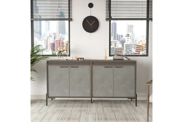 Desgrar Sideboard 46x184 cm - Brun/Betonggrå/Antracit - Förvaring - Förvaringsmöbler - Skänkar & sideboards