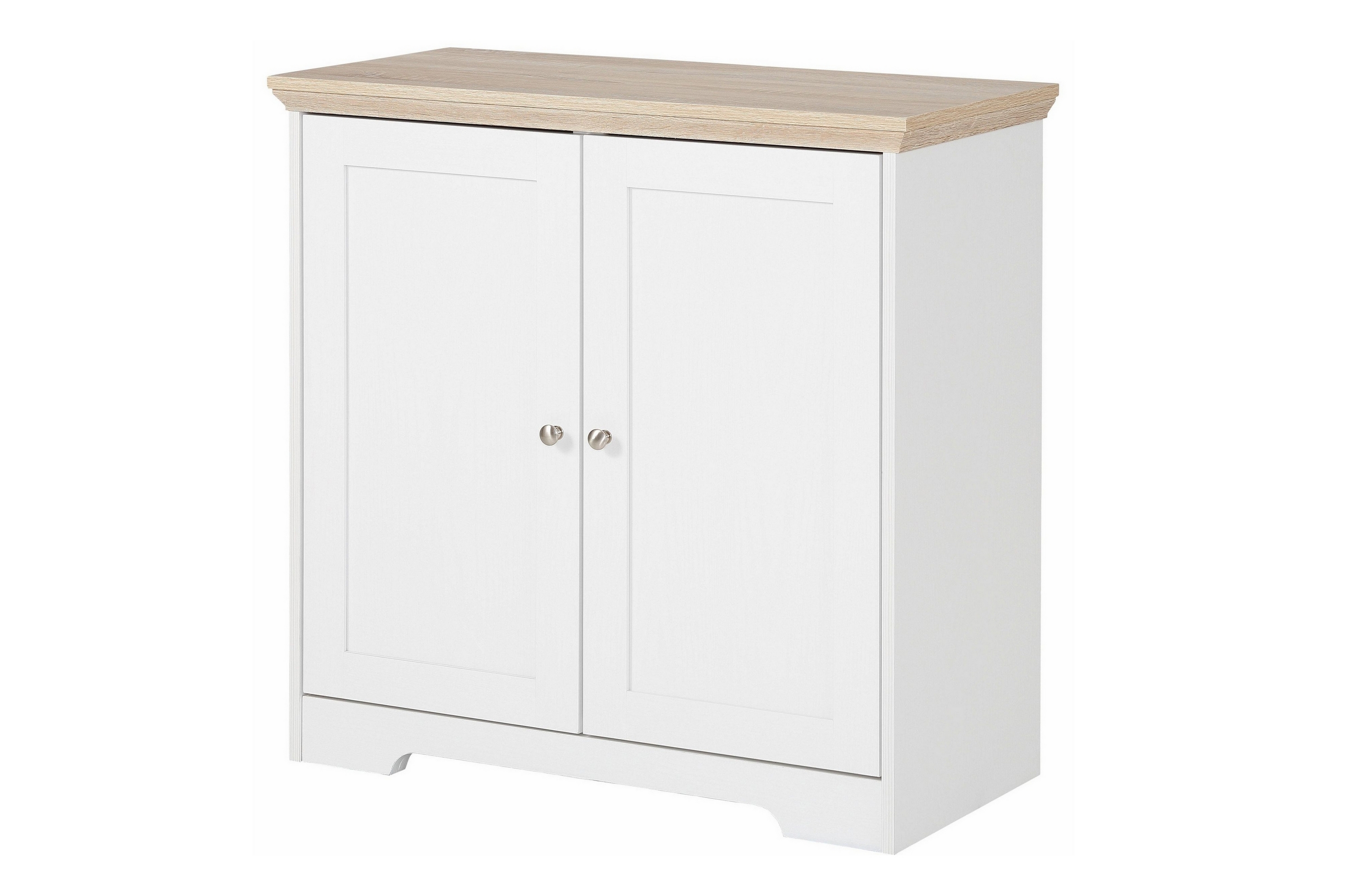 eduard skänk 84 vit/brun -