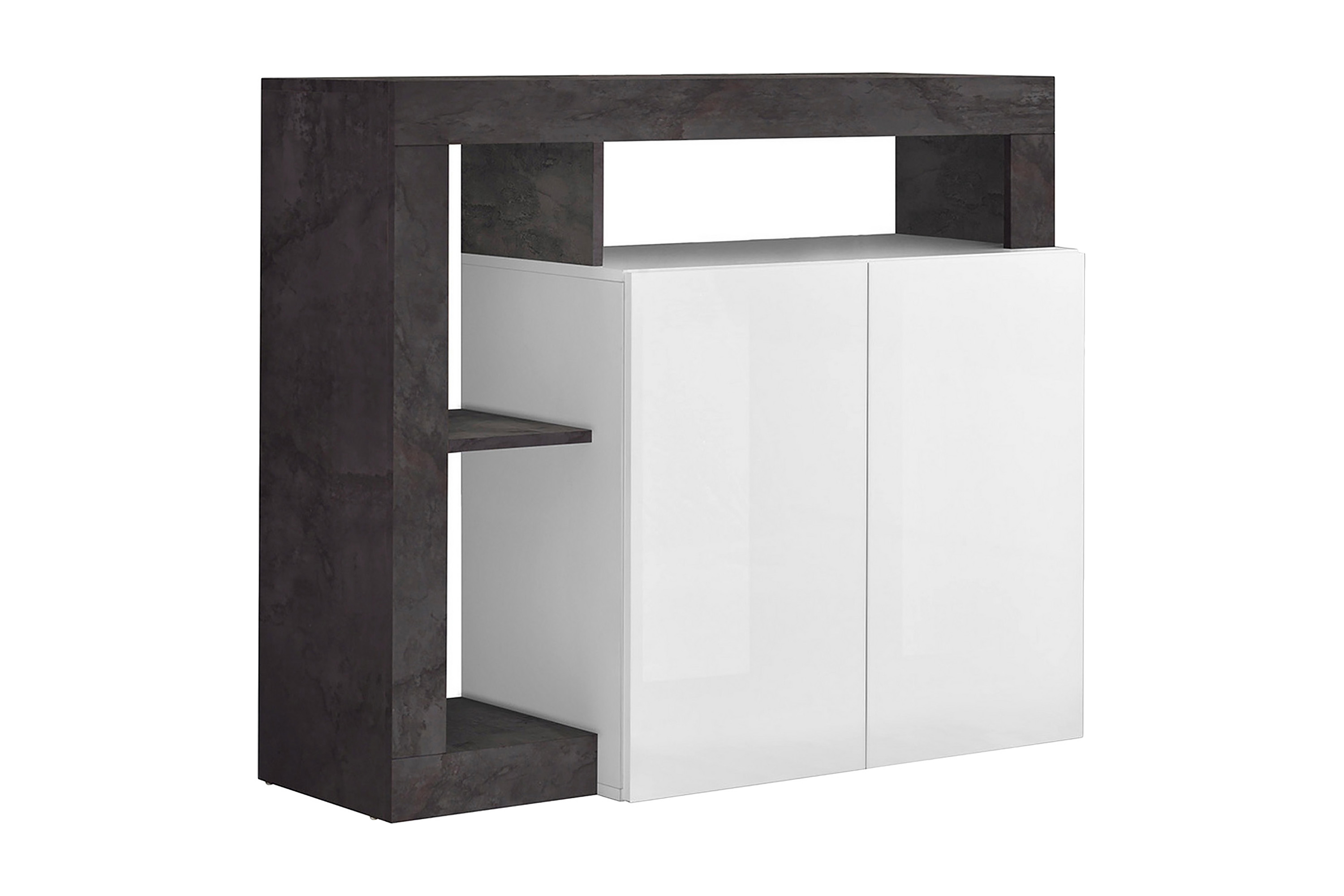 ellerau sideboard 42x108 cm vit/oxid -